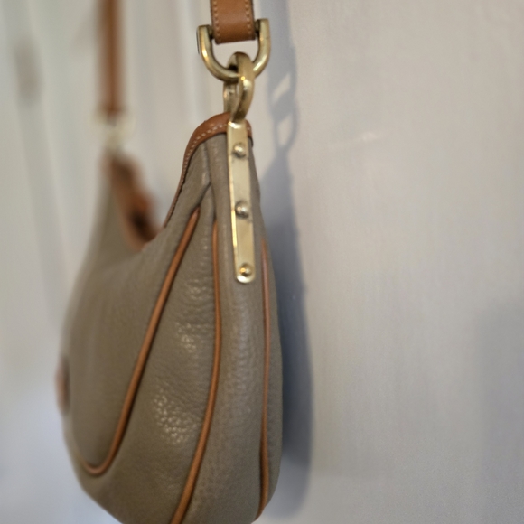 Dooney & Bourke Taupe and Tan Shoulder Bag - Picture 3 of 10